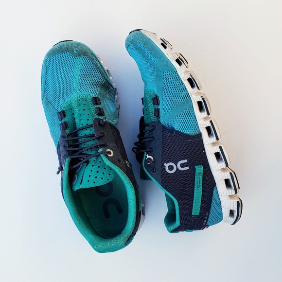 on cloud shoes teal
